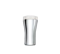 Alessi Caffa Gia24 W-Design Double Wall Travel Mug in 18/10 Stainless Steel and Thermoplastic Resin, White