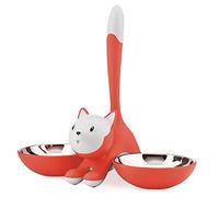 Alessi Cat Accessories, PP,18/10 stainless steel, Orange, red, One Size