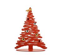 Alessi Christmas Ornament, Steel, Red, 35.5 x 14 x 45 cm
