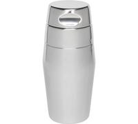 Alessi Cocktail Shaker in 18/10 Stainless Steel Mat, Satin Silver, 25 cl