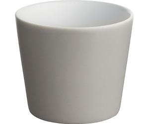 Alessi DC03/41 LG Tonale Stoneware Beaker, Light Grey - Set of 4