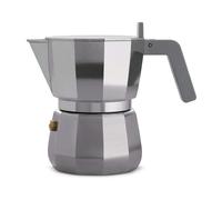 Alessi DC06/3 - Designer Espresso Coffee Maker, Cast Aluminium, 3 Cups, Grey, 15 cl