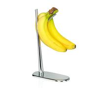 Alessi | Dear Charlie JT01 - Banana Holder in Chrome-Plated Zamak, Mirror Polished