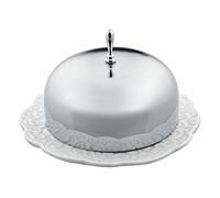 Nostalgischer Charme gepaart mit moderner Eleganz: In der MW16 Butterdose von Alessi vereint Marcel Wanders das Beste aus zwei Welten. Während das Untergestell aus liebevoll dekoriertem Porzellan besteht, frischt die Haube aus poliertem Edelstahl das Design optisch auf. Die MW16 Butterdose von Alessi ist eine Zierde für Ihren Esstisch - bestellen Sie sie ab sofort hier im Online-Shop .