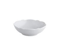 Alessi Dressed en plein air MW72/54 W, Dessert bowl in melamine with relief decoration, white., Bianco