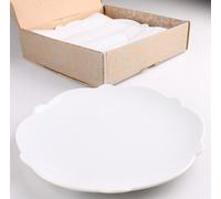 Alessi Dressed Side Plate Set of 4 Porcelain with Relief Decoration New in Box