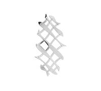 Alessi | DUL03 Pescher Design Extensible Trivet in Polished Steel,2 x 30 x 7 cm, Silver