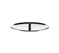 Alessi edo Lid with knob, Ø 16, steel,brown