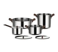 Alessi Edo pot set 4 pieces stainless steel