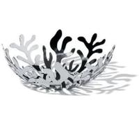 Alessi ESI01 / 21 Mediterraneo Fruit Holder in Stainless Steel Colored with Epoxy Resin, Silver, 21 cm