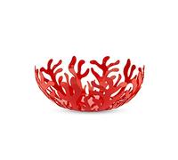 Alessi ESI01 / 29 Mediterraneo Fruit Holder in Stainless Steel Colored with Epoxy Resin, Red, 29 cm