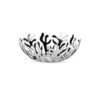 Alessi ESI01 / 29 Mediterraneo Fruit Holder in Stainless Steel Colored with Silver Epoxy Resin, Silver, 29 cm