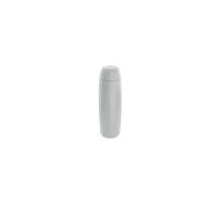 Alessi Food à porter SA05 G, Double wall thermo insulated bottle in coloured 18/10 stainless steel, grey and thermoplastic resin. Infuser and