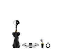 Alessi Gam01 stainless steel wine set - Black OS