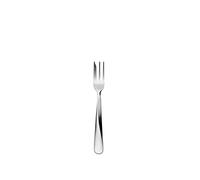 Alessi Giro UNS03/16 Pastry Fork 18/10 Stainless Steel Mirror Polished, Silver, Pack of 6, 16 x 1.3 x 2 cm