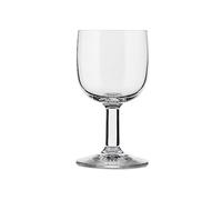 Alessi Glass Family Crystalline Glass Goblet,Black,Set of 4