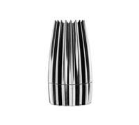 Alessi Grind WAL03 - Design Salt Pepper and Spice Mill, Cast Aluminium, Polished, Grey, 7.50 x 7.50 x 14.20 cm
