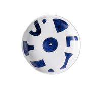 Alessi NF08/2 Soup Bowl, Porcelain, White, Blue