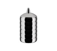Alessi Kalistò 2 CB02 - Kitchen box in 18/10 Stainless Steel with Knob in Aluminium, 114 cl, Silver