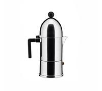 Alessi La Cupola Espresso Coffee Maker, 3 Cups, Black, (A9095/3 B)