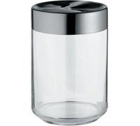 Alessi Julieta LC09 - Design Hermetic Kitchen Jar, Glass Body with Stainless Steel 18/10 Lid, 100 cl