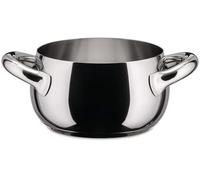 Alessi Mami Casserole, Stainless Steel, 24 cm (SG101/24), Polished Silver