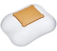 Alessi Mary Biscuit ASG07 I Design Biscuit Box with Lid Thermoplastic Resin, Ice, White