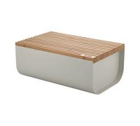 Mattina Bread Box Made of Steel Warm Grey Alessi - 8003299443109