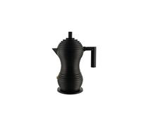 Alessi MDL023 BB Pulcina Stovetop Espresso Maker Black, 3-cup