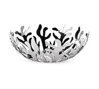 Alessi ESI01 / 29 Mediterraneo Fruit Holder in Stainless Steel Colored with Silver Epoxy Resin, Silver, 29 cm