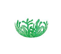 Alessi Mediterraneo ESI01/21GR - Fruit Bowl in Steel Coloured with Epoxy Resin, Diameter 21cm, Green