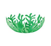Alessi Mediterraneo ESI01/29GR - Fruit Bowl in Steel Coloured with Epoxy Resin, Diameter 29cm, Green