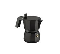 Alessi Moka DC06/1 B Design Espresso Maker Cast Aluminium Handle and Knob PA Black 1 Cup