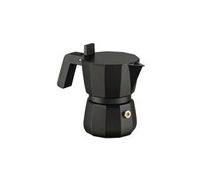 Alessi Moka DC06/1 B Design Espresso Maker Cast Aluminium Handle and Knob PA Black 1 Cup