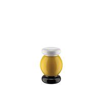 Alessi MP0210 Salt, Pepper and Spice Grinder in Beech-Wood, 100 Values Collection, White,Black,Yellow, 3 (EU)
