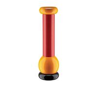 Alessi MP0210 - Salt, Pepper and Spice Grinder in Beech-Wood, Black, Yellow and Red