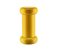 Alessi ES19 Salt, pepper and spice grinder in beech-wood,Yellow. Ettore Sottsass