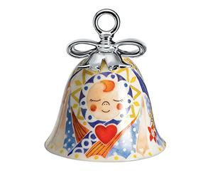 Alessi MW40 1 Christmas Decorated Porcelain, Multi-Colour, 7.2 x 7.2 x 8.5 cm