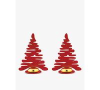 Alessi Nocolor Barkplace Tree Resin-coated Steel Place Card Holders Set of 2