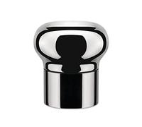 Alessi Noè GIA12 Design Hermetic Bottle Stopper for Wine and Champagne Bottle , Mirror Polished, Silver