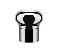 Alessi Noe Wine And Champagne Bottle Stopper With Expanding Seal in 1810 Stainless Steel Silver