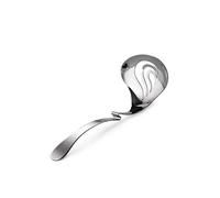 Alessi Nunziatella ESI24 - Design Perforated Ladle for Mozzarella, 18/10 Stainless Steel, Silver, Acciaio
