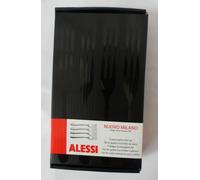 Alessi Nuovo Milano 4 Piece Pastry Fork Set New Boxed (Mar)