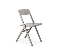 Alessi Piana AAPN7032 - Design Folding Chair in Glass-Reinforced Polypropylene, Grey, 52 x 46 x 90 cm