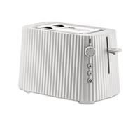 Alessi Plisse 2 Slice Toaster White
