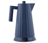 Alessi Plissé Electric Kettle 1.7L with Temperature Control Blue