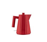 Alessi Plissé MDL06/1 R - Electric Kettle in Thermoplastic Resin, European Plug 2400W, 100 cl, Red