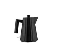 Alessi Plissé MDL06/1BUK - Electric Kettle in Thermoplastic Resin, English Plug 2400W, 100 cl, Black