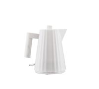 Alessi Plissé MDL06/1WUK - Electric Kettle in Thermoplastic Resin, English Plug 2400W, 100 cl, White