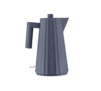 Alessi Plissé MDL06 G/UK - Electric Kettle in Thermoplastic Resin, English Plug 2400W, 170 cl, Grey